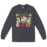 Smoke Oh For Peeps Sake Easter Long Sleeve Tee - CowhideDigitalArt