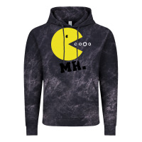 Cloud Black Mr Pacman Vintage Hoodie - linhVisuals