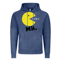 Vintage Denim Mr Pacman Vintage Hoodie - linhVisuals
