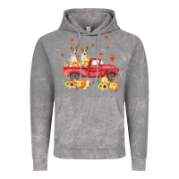 Cloud Rock basenji pumpkin truck fall leaf thanksgiving halloween Vintage Hoodie - linhVisuals