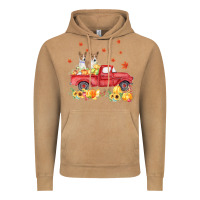 Vintage Camel basenji pumpkin truck fall leaf thanksgiving halloween Vintage Hoodie - linhVisuals