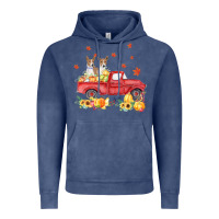 Basenji Pumpkin Truck Fall Leaf Thanksgiving Halloween Vintage Hoodie | Teevron
