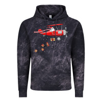 Cloud Black christmas santa claus pilot flying airplane gift tee Vintage Hoodie - linhVisuals