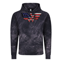 Cloud Black Wonder woman american flag Vintage Hoodie - linhVisuals