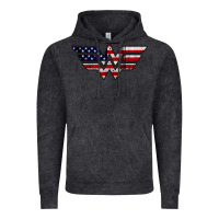Vintage Black Wonder woman american flag Vintage Hoodie - linhVisuals