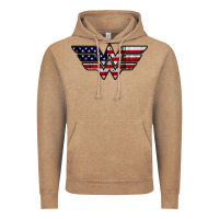 Vintage Coffee Wonder woman american flag Vintage Hoodie - linhVisuals
