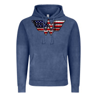 Vintage Denim Wonder woman american flag Vintage Hoodie - linhVisuals