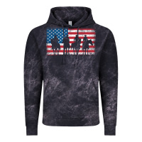 Cloud Black cowboy patriotic american flag 4th of july gift tee Vintage Hoodie - linhVisuals
