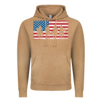 Vintage Camel cowboy patriotic american flag 4th of july gift tee Vintage Hoodie - linhVisuals
