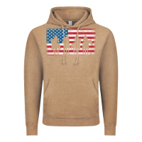 Vintage Coffee cowboy patriotic american flag 4th of july gift tee Vintage Hoodie - linhVisuals