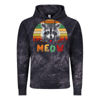 Cloud Black funny vintage raccoon meow raccoon lovers Vintage Hoodie - linhVisuals
