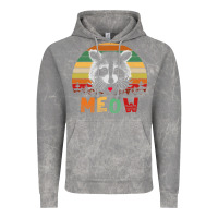 Cloud Rock funny vintage raccoon meow raccoon lovers Vintage Hoodie - linhVisuals