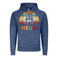 Vintage Denim funny vintage raccoon meow raccoon lovers Vintage Hoodie - linhVisuals