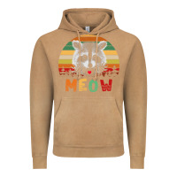 Funny Vintage Raccoon Meow Raccoon Lovers Vintage Hoodie | Teevron