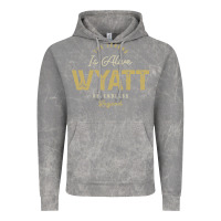 Cloud Rock The Legend Wyatt Funny Personalized Name Vintage Hoodie - linhVisuals