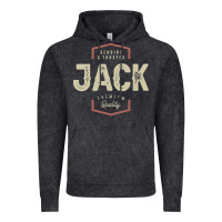 Vintage Black Genuine Jack Funny Personalized Name Vintage Hoodie - linhVisuals