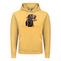 Vintage Mustard labrador retriever team chocolate lab funny Vintage Hoodie - linhVisuals