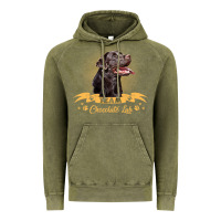 Vintage Olive labrador retriever team chocolate lab funny Vintage Hoodie - linhVisuals