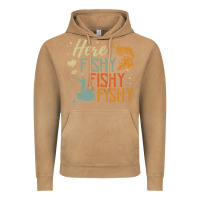 Vintage Camel here fishy fishy fishy fishing lovers gifts Vintage Hoodie - linhVisuals