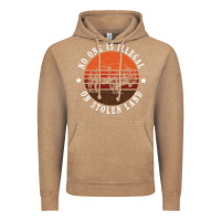 Vintage Coffee no one is illegal on stolen land 4th of july bison Vintage Hoodie - linhVisuals