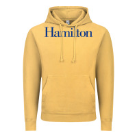 Vintage Mustard Hamilto College Vintage Hoodie - linhVisuals
