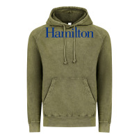 Vintage Olive Hamilto College Vintage Hoodie - linhVisuals