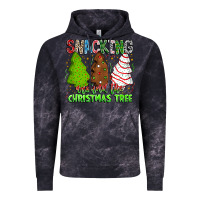 Cloud Black Snacking Around The Christmas Tree Vintage Hoodie - CowhideDigitalArt