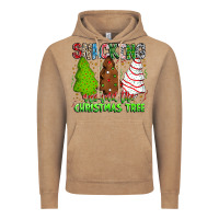 Vintage Coffee Snacking Around The Christmas Tree Vintage Hoodie - CowhideDigitalArt