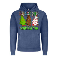Vintage Denim Snacking Around The Christmas Tree Vintage Hoodie - CowhideDigitalArt