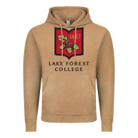 Vintage Camel Lake Forest College Vintage Hoodie - linhVisuals