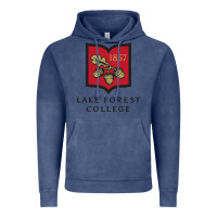 Vintage Denim Lake Forest College Vintage Hoodie - linhVisuals