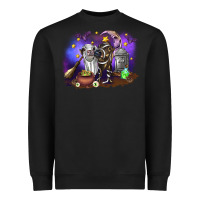 Black Cow Halloween Heavyweight Sweatshirt - RanaPortraitStore