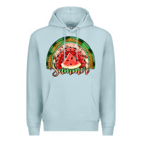 Blue Mist watermelon summer rainbow Premium Hoodie - Jasminsmagicworld
