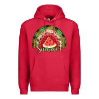 Cardinal watermelon summer rainbow Premium Hoodie - Jasminsmagicworld