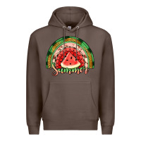 Coffee watermelon summer rainbow Premium Hoodie - Jasminsmagicworld