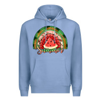 Colony Blue watermelon summer rainbow Premium Hoodie - Jasminsmagicworld