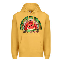 Mustard watermelon summer rainbow Premium Hoodie - Jasminsmagicworld