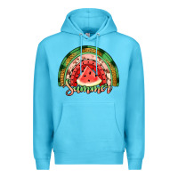 Ocean Blue watermelon summer rainbow Premium Hoodie - Jasminsmagicworld