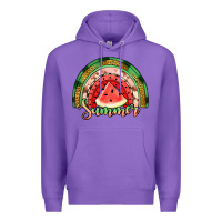 Purple watermelon summer rainbow Premium Hoodie - Jasminsmagicworld