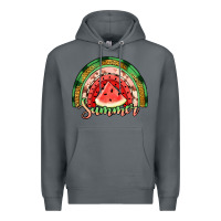 Rock watermelon summer rainbow Premium Hoodie - Jasminsmagicworld