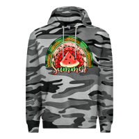 Slate Camo watermelon summer rainbow Premium Hoodie - Jasminsmagicworld