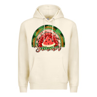 Tofu watermelon summer rainbow Premium Hoodie - Jasminsmagicworld
