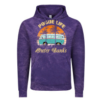 Cloud Purple pogue life outer banks retro vintage sunny Vintage Hoodie - linhVisuals