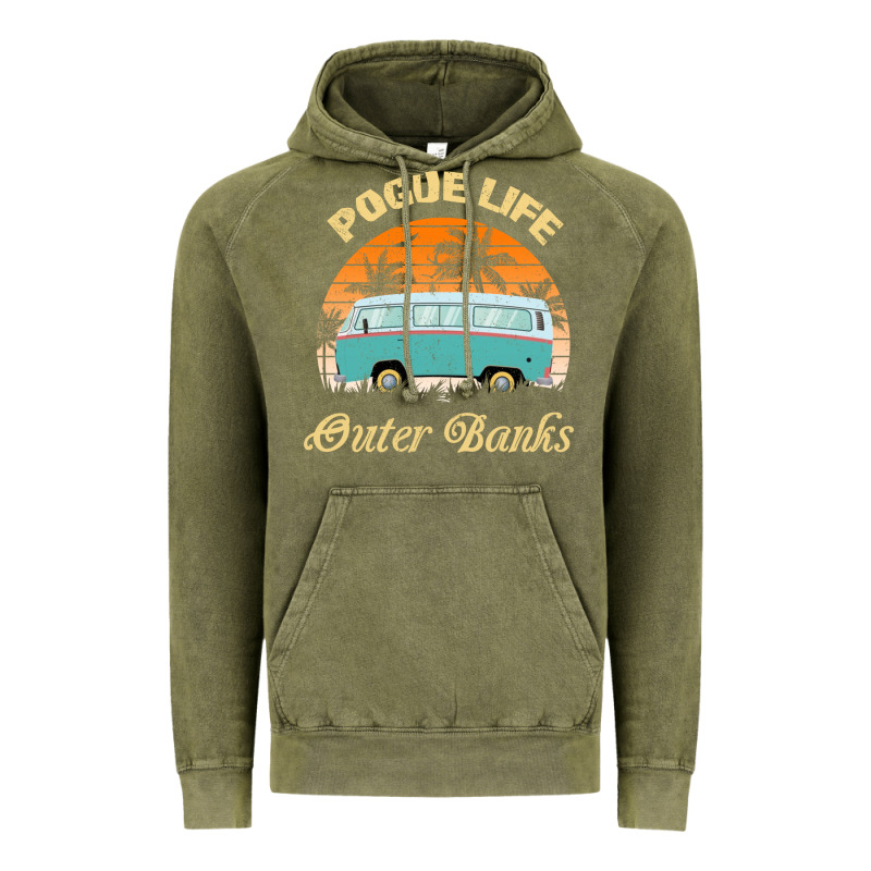 Pogue Life Outer Banks Retro Vintage Sunny Vintage Hoodie by linhVisuals | Teevron