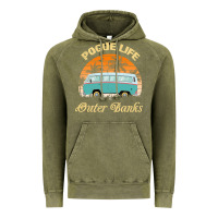 Vintage Olive pogue life outer banks retro vintage sunny Vintage Hoodie - linhVisuals