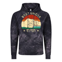 Cloud Black vintage best uncle ever fist bump funny uncle fathers day Vintage Hoodie - linhVisuals