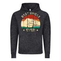 Vintage Black vintage best uncle ever fist bump funny uncle fathers day Vintage Hoodie - linhVisuals