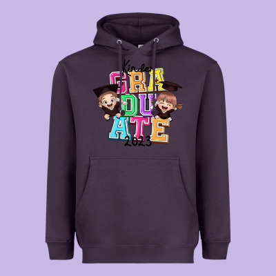 Kinder Graduate 2023 Heavyweight Hoodie Designed By Ranaportraitstore