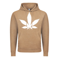 Vintage Coffee weed leaf in a pocket marijuana cannabis Vintage Hoodie - linhVisuals