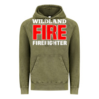 Vintage Olive wildland fire rescue department firefighters firemen uniform Vintage Hoodie - linhVisuals